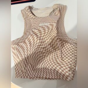 Bandit Stamina Lyra Race Crop - Chalk with Cocoa NEW